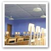 Echosorption Plus installed on ceiling in classroom