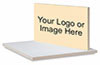 upright panel with Your Logo or mage Here printed on it