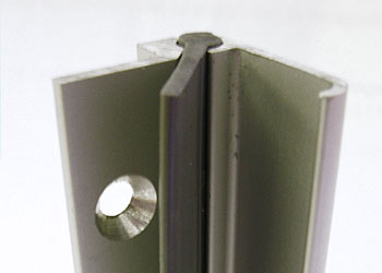 Acoustic doorseal for soundproofing middle of double doors to prevent noise leakage