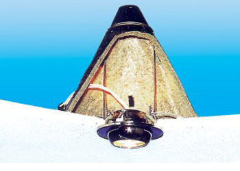 Acoustic Fire Hoods for use with downlighters