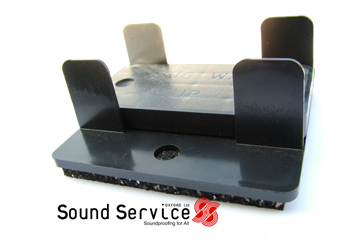 Acoustic Cradle with levelling spacer and Sound Service logo