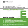 front page of Approved Document E